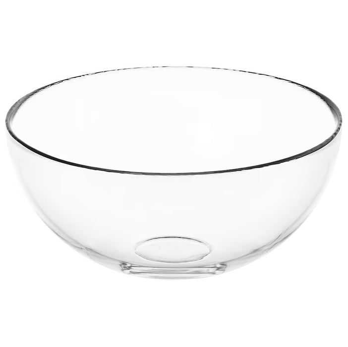 Clear Glass Serving Bowl