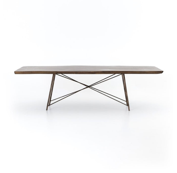 Rocky Dining Table - Bronzed Iron