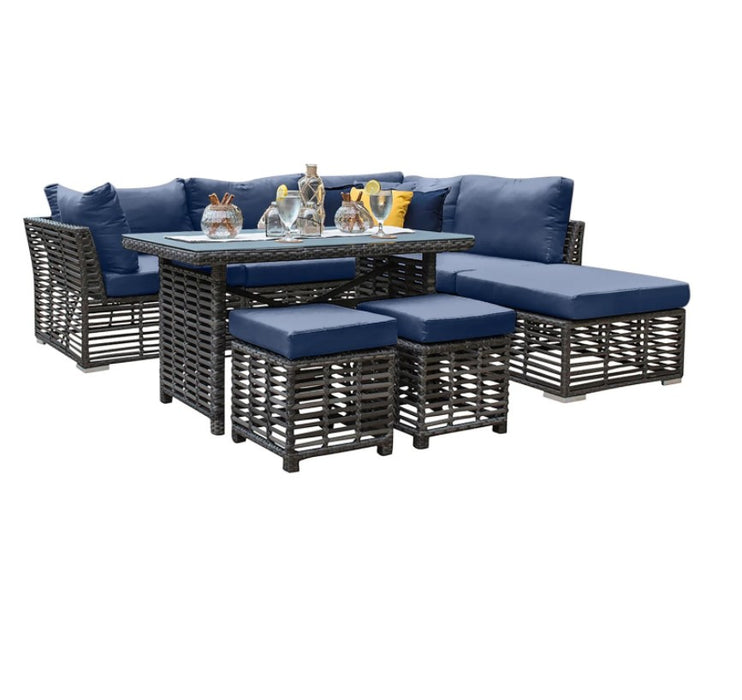 Graphite 7-Piece Sectional Set
