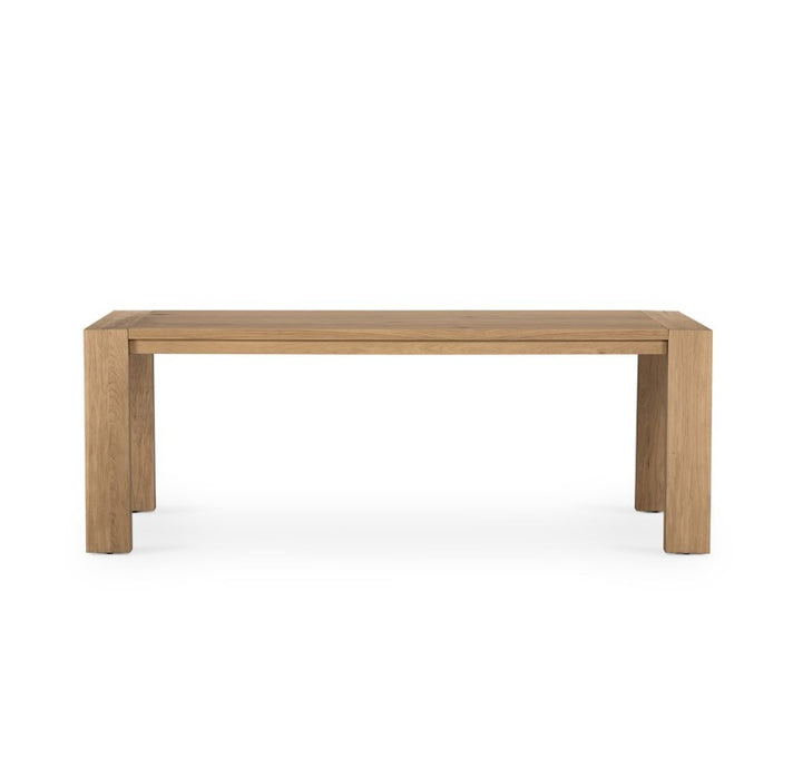Capra Dining Table - Light Oak Resin