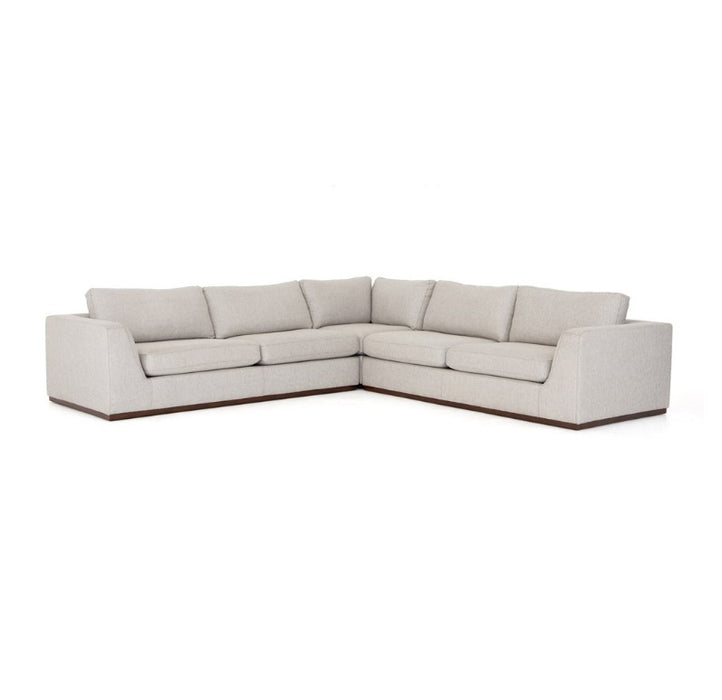 Colt 3-Piece Sectional - Aldred Silver