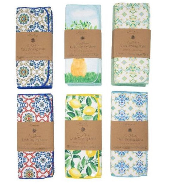 Positano Kitchen Drying Mat - Assorted