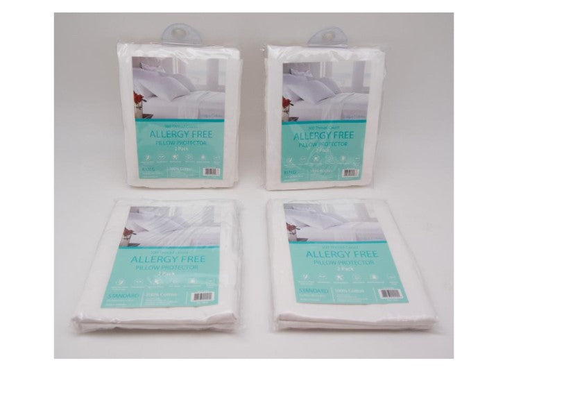Ashlyn Pillow Protector - White