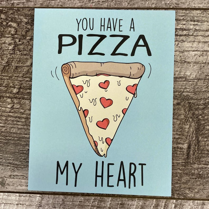 Pizza My Heart Greeting Card