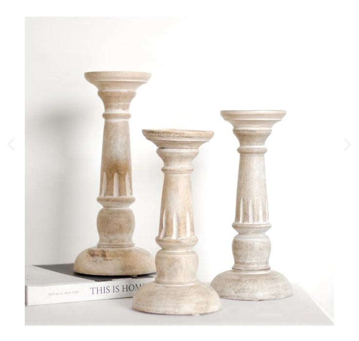 Wood Candleholder
