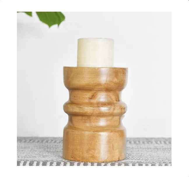 Wood Candleholder