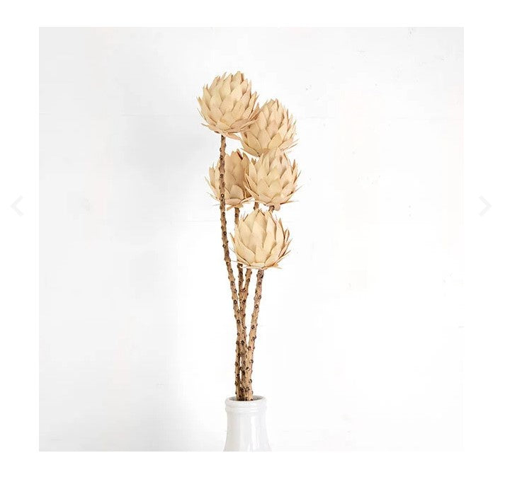 White Palm Artichoke Flower