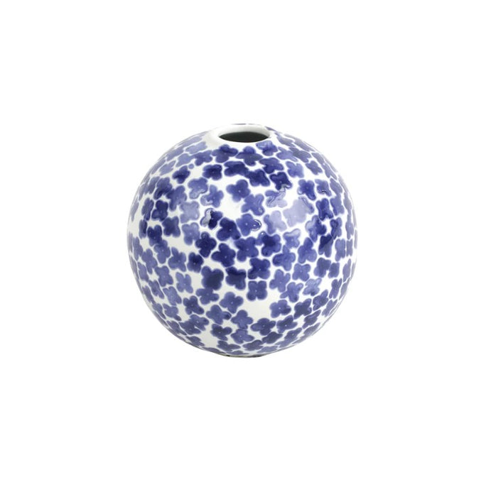 Santorini Flower Round Vase