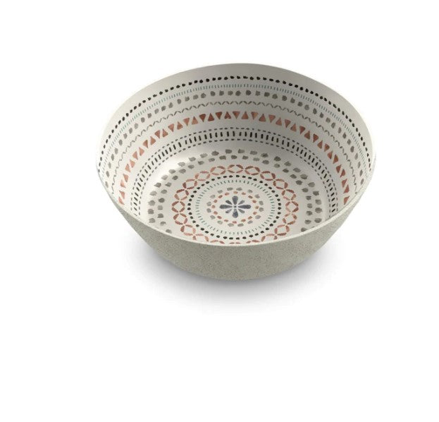 Desert Mandala Low Bowl