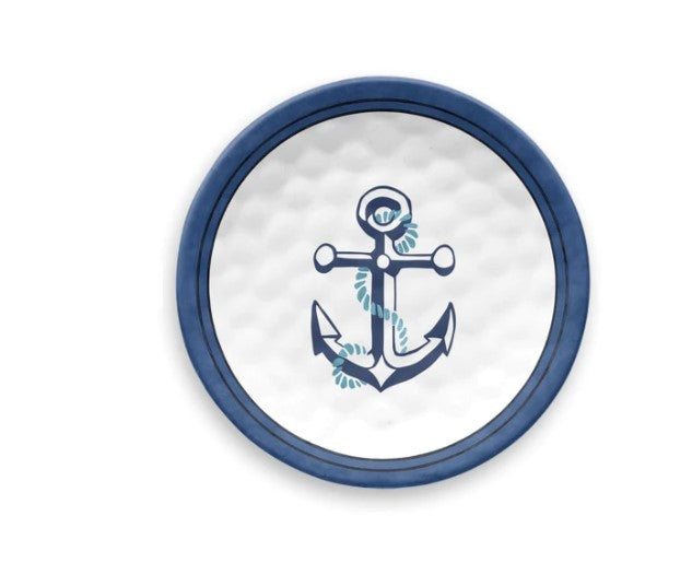 Nautical Anchor Appetizer Plate - Assorted