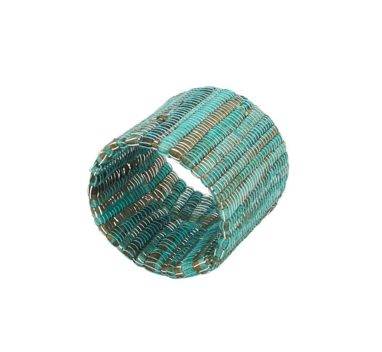 Turquoise Shimmering Napkin Ring