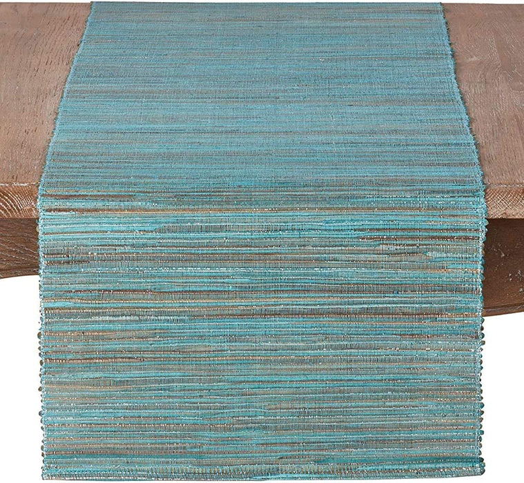 Shimmering Woven Nubby Runner
