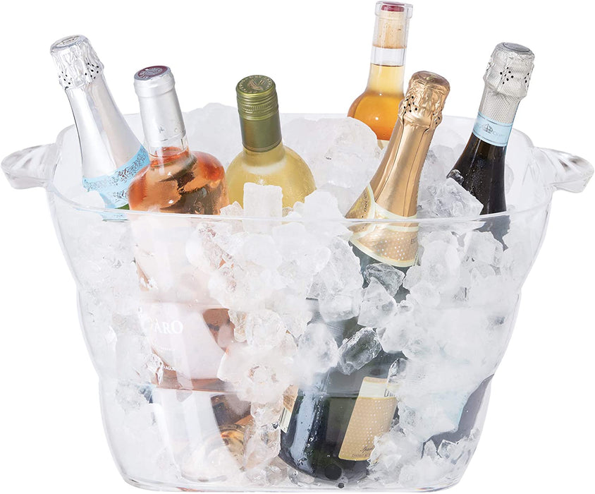 Clear Square Party Tub - Large