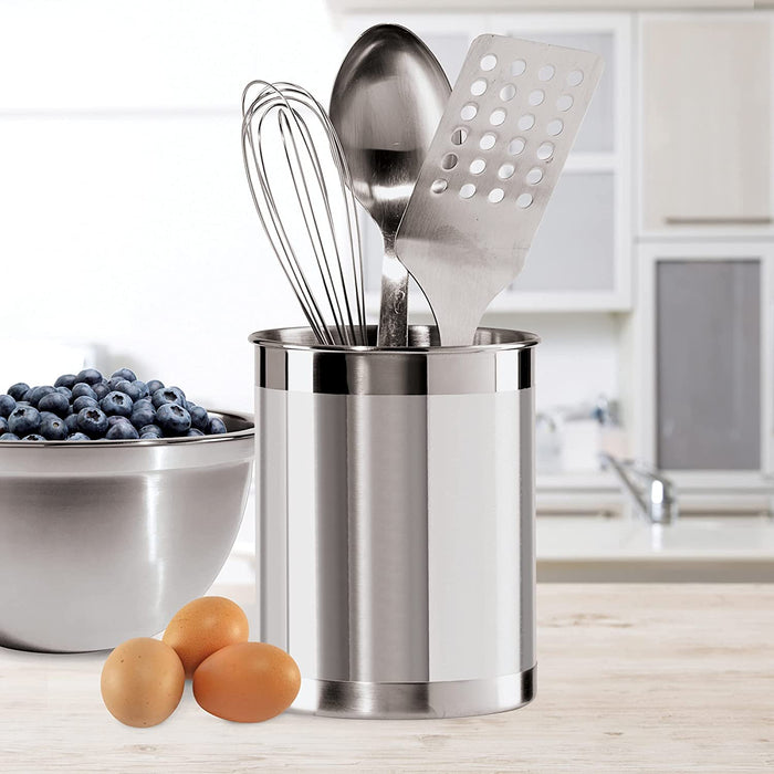 Oggi Stainless Steel Utensil Holder
