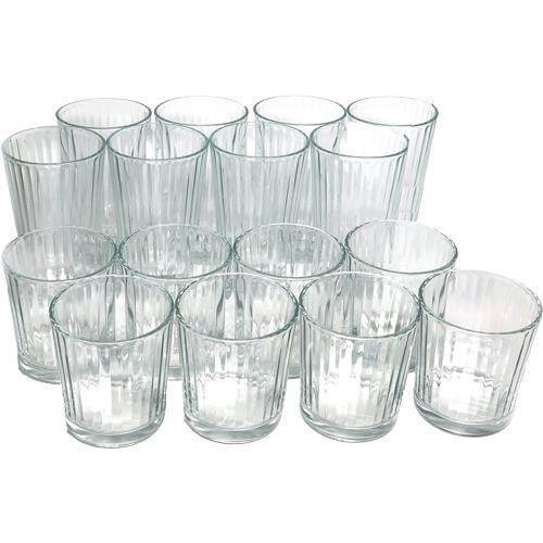 Gibson Home Moonstone 16-Piece Glassware Set