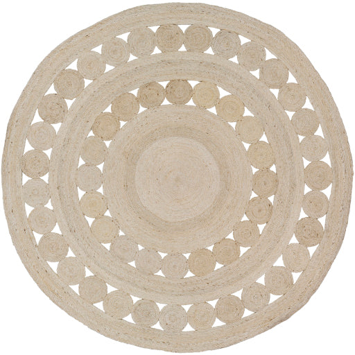 Sundaze Beige Round Rug