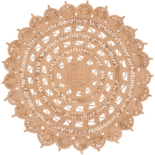 Sundaze Camel Round Rug