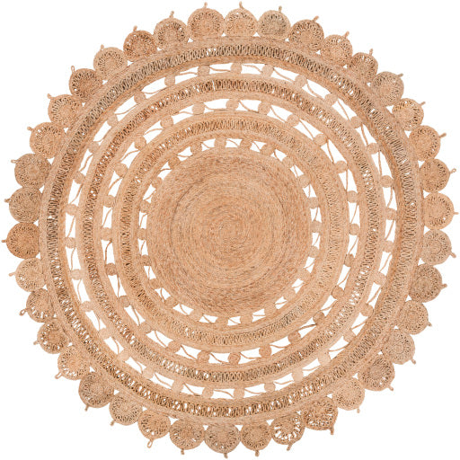 Sundaze Camel Round Rug