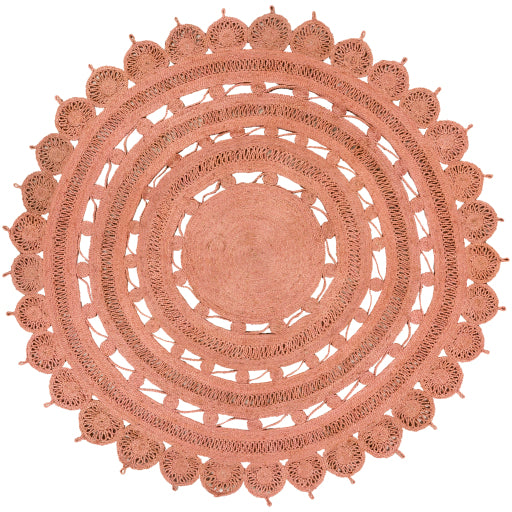 Sundaze Coral Round Rug