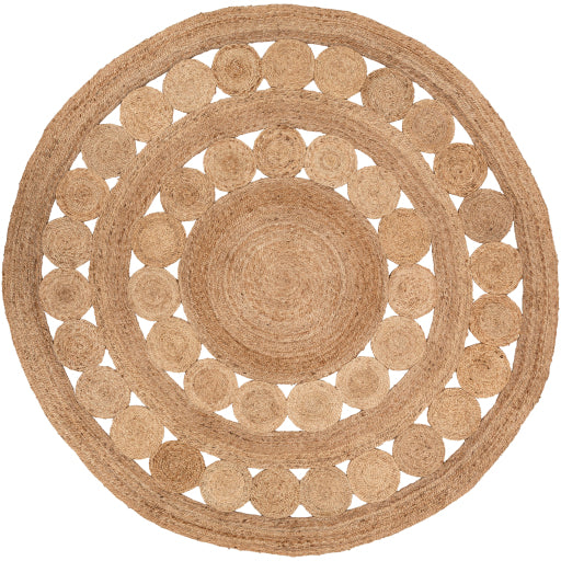 Sundaze Wheat Round Rug