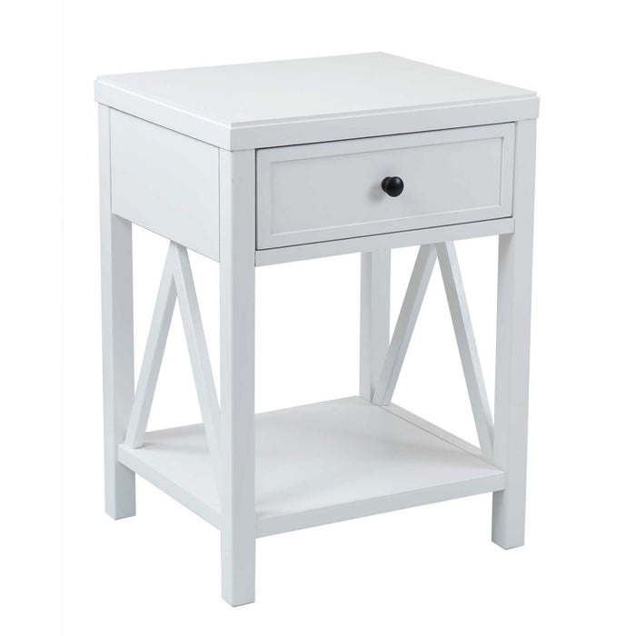 Auburn Traditional One-Drawer Side Table