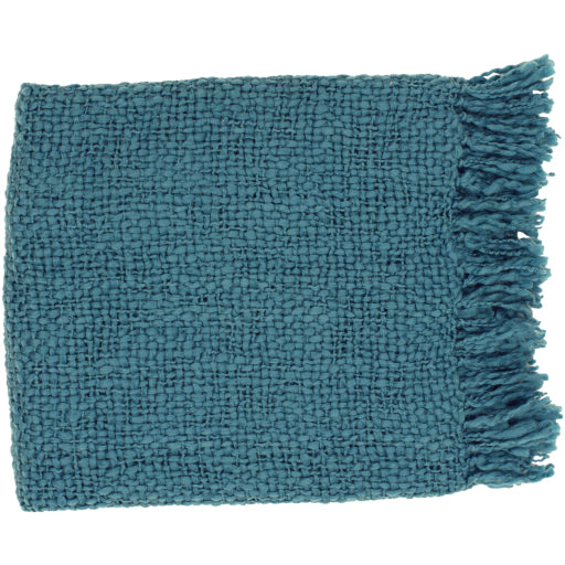 Tobias Teal Throw