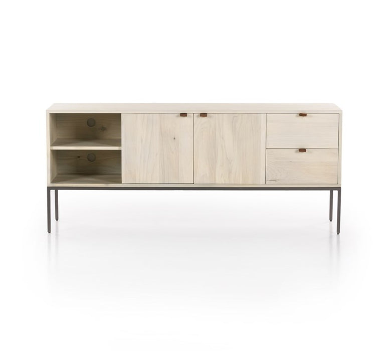 Trey Media Console - Dove Poplar