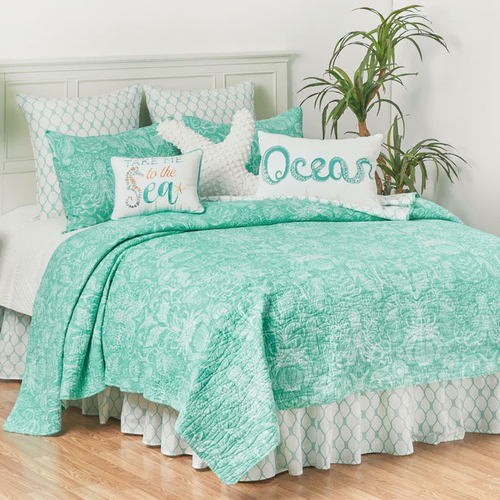 Turquoise Bay Euro Sham