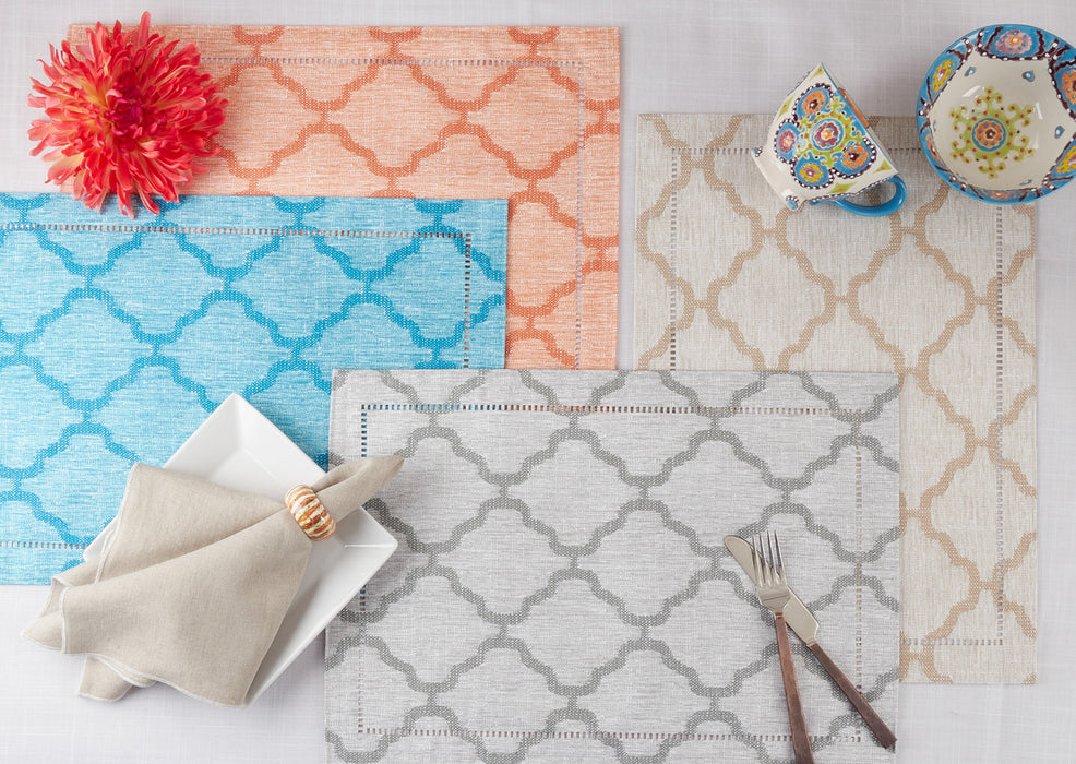 Moroccan Laser-Cut Hemstitch Placemat