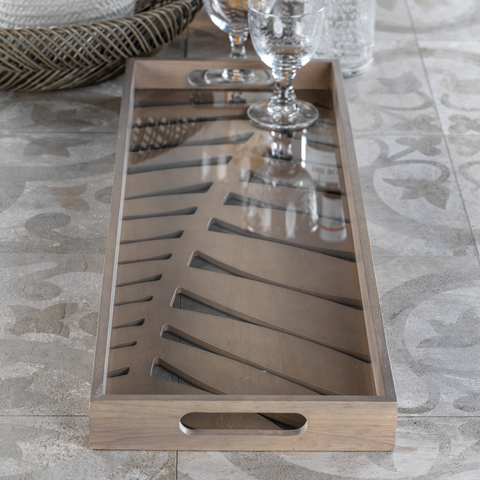 Samar Leaf Serving Tray