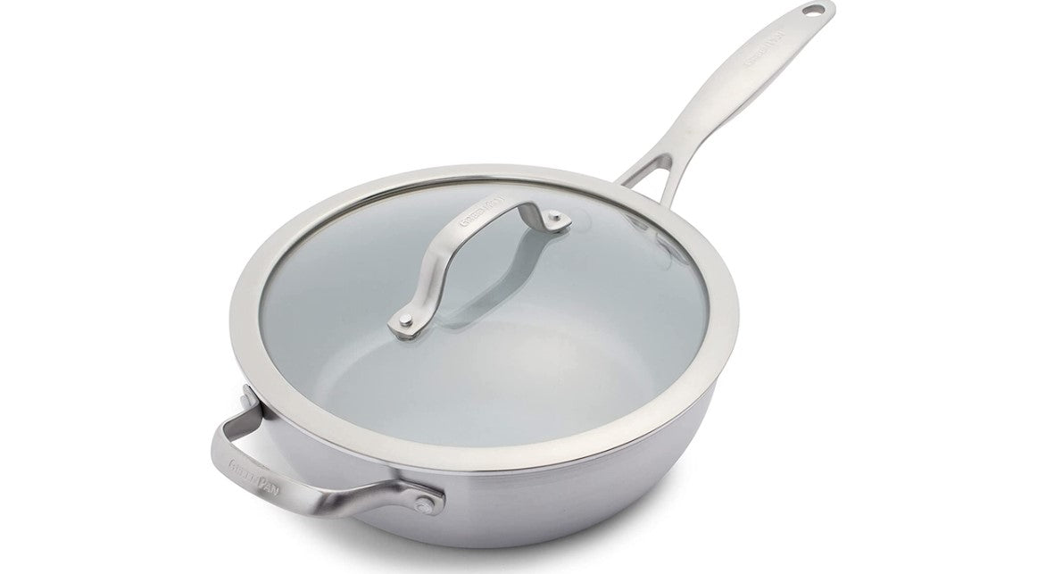 GreenPan Venice Pro Tri-Ply Induction Chef's Saute Pan