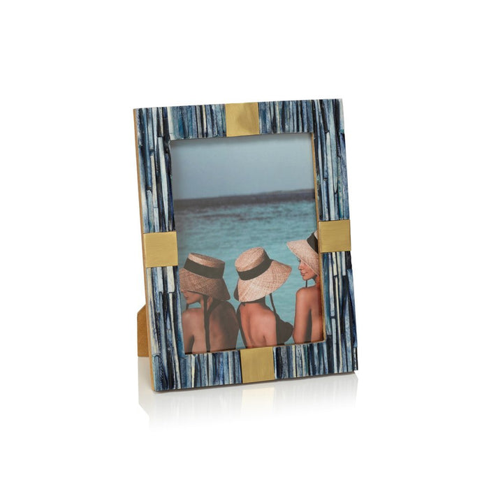 Palermo Blue Bone Inlay Frame
