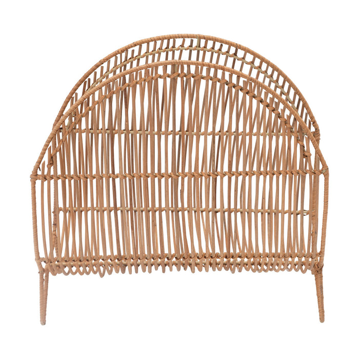 Rattan Magazine Rack