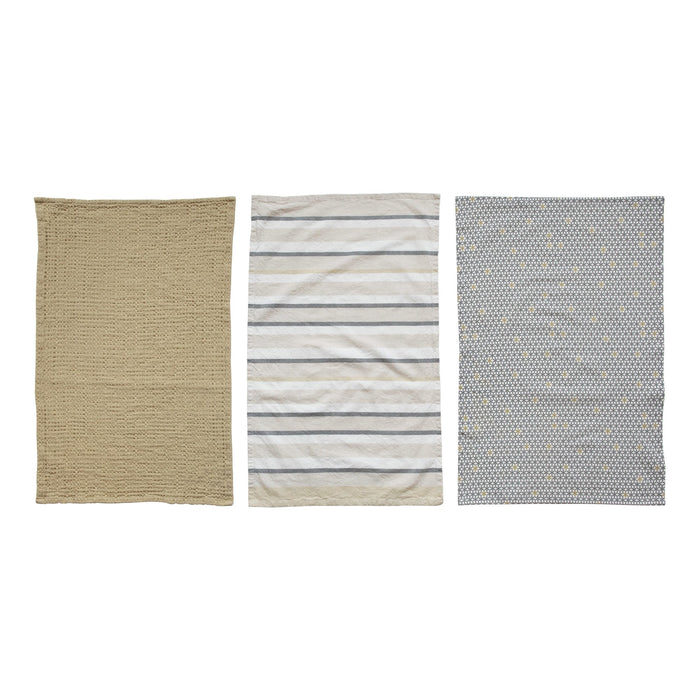 Cotton Tea Towels - Set Of 3