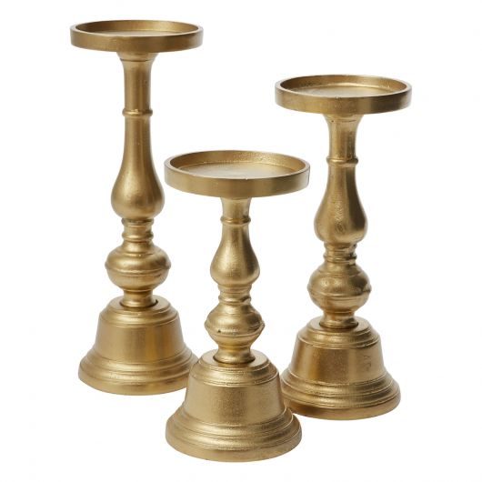 Athena Gold Candleholder