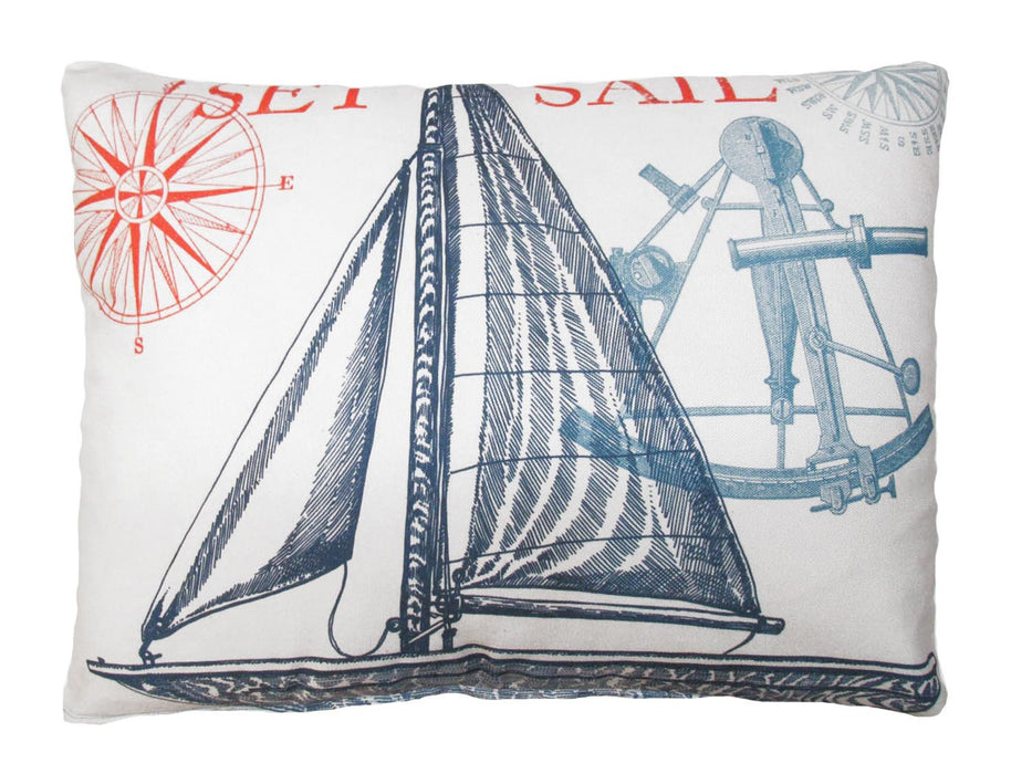 Pier-45 Sailboat Pillow