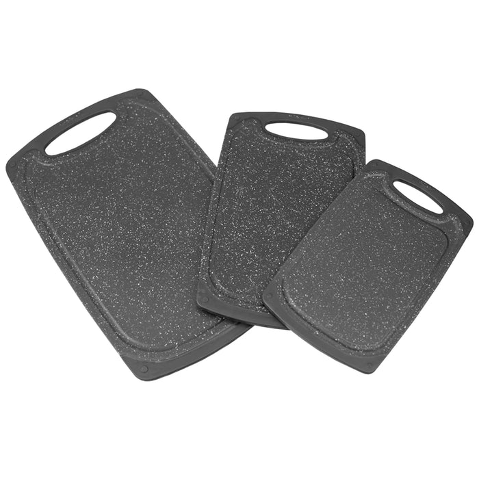 3pc. Plastic Cutting Board Set