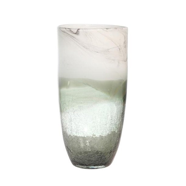 Smokey Glass Vase, Bowl, Plate