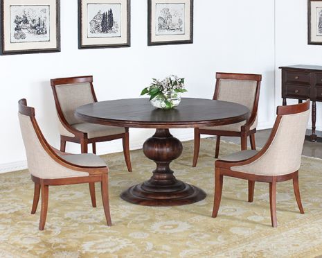 Magnolia Dining Table-Dark Oak