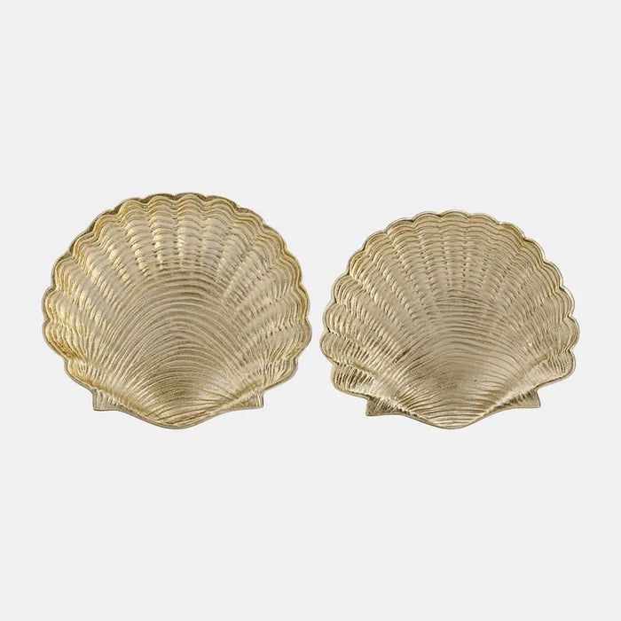 Champagne Flat Shell Dish