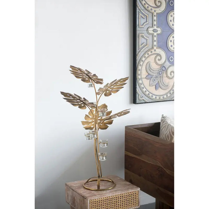 Monstera Leaf Candle Holder