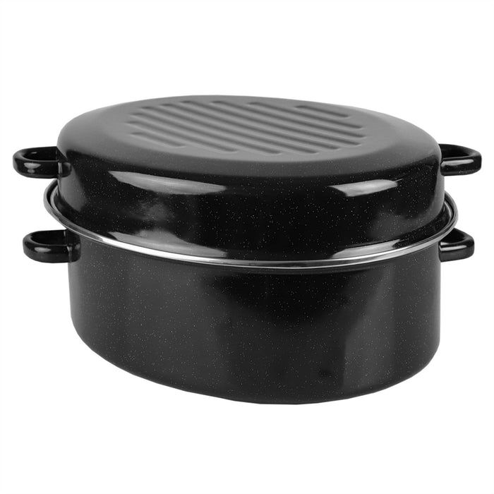 16" Enamel Roaster