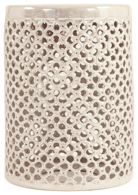 Lanie Garden Stool - Grey