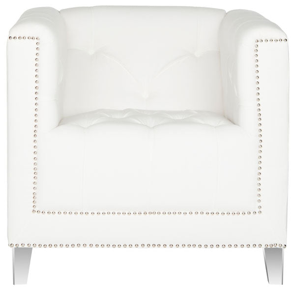 Hollywood Glam Tufted Acrylic Club Chair