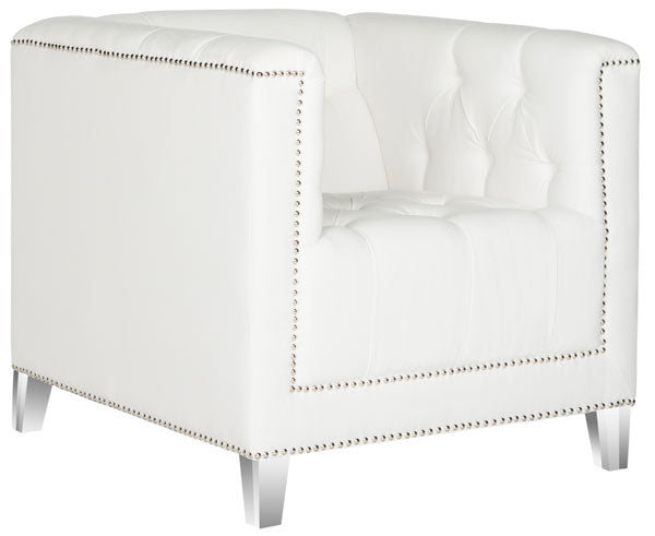 Hollywood Glam Tufted Acrylic Club Chair