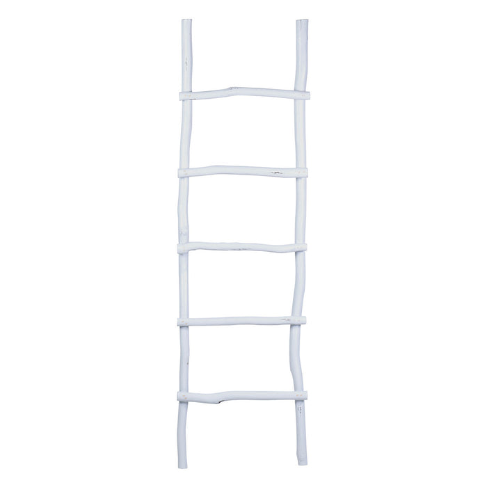 Organic Decorative Ladder - Antique White