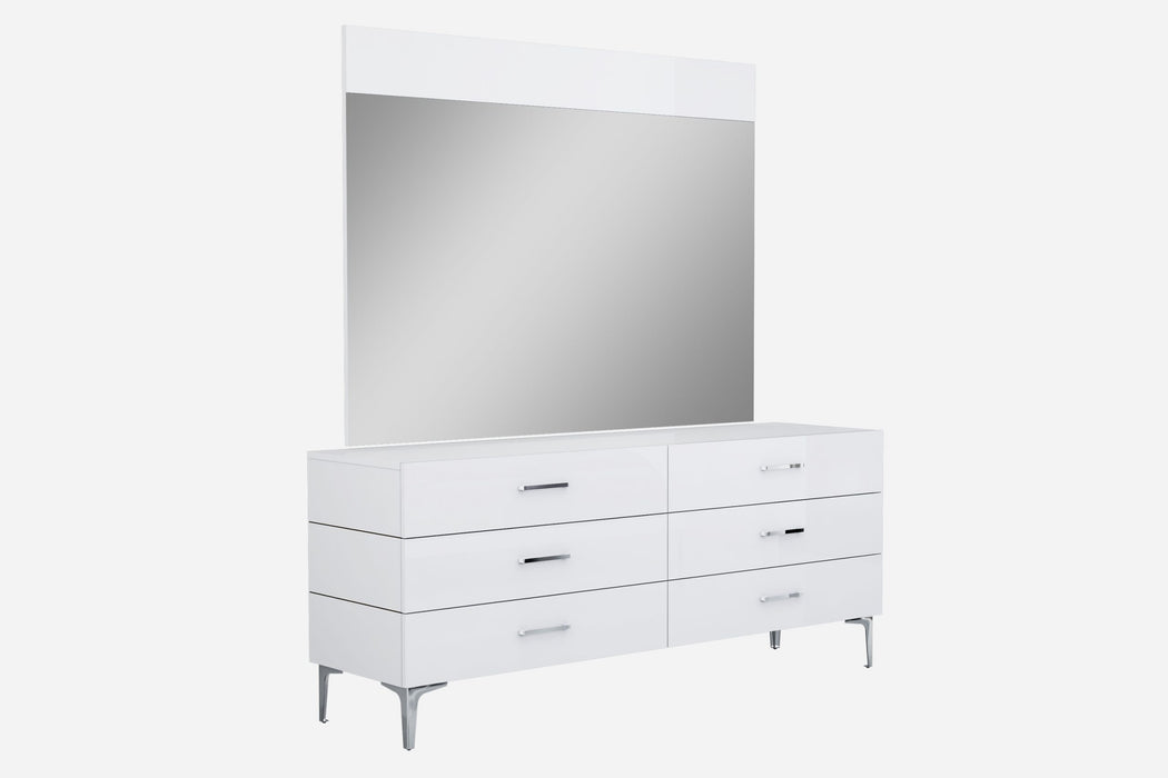 Diva Double Dresser - White