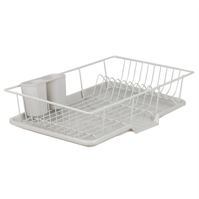 Steel Dish Drainer With Drip Tray