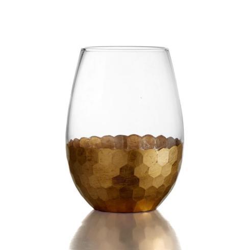 Fez Cut Glass With Gold Leaf