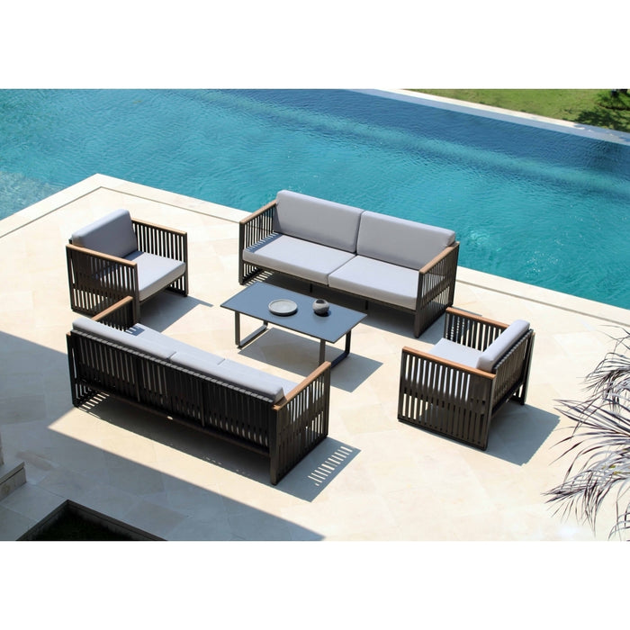Horizon Armchair With Teak Arm
